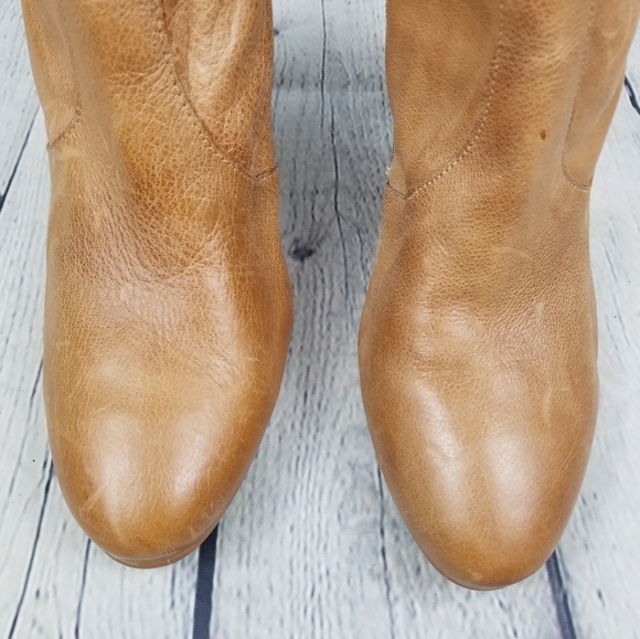 VIANNI COLLECTION | tall stacked heel slouchy boots - Picture 4 of 9